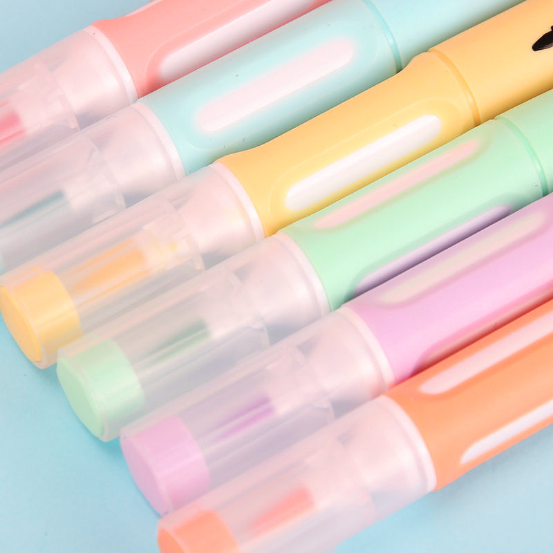 6 Colors Watercolor Soft Head Fluorescent Pen Color Pencil Soft Pointed Head Marker Marking Pen Bolun Bolun 6 Colors Watercolor Soft Head Fluorescent Pen Color Pencil Soft Pointed Head Marker Marking Pen Bolun Bolun