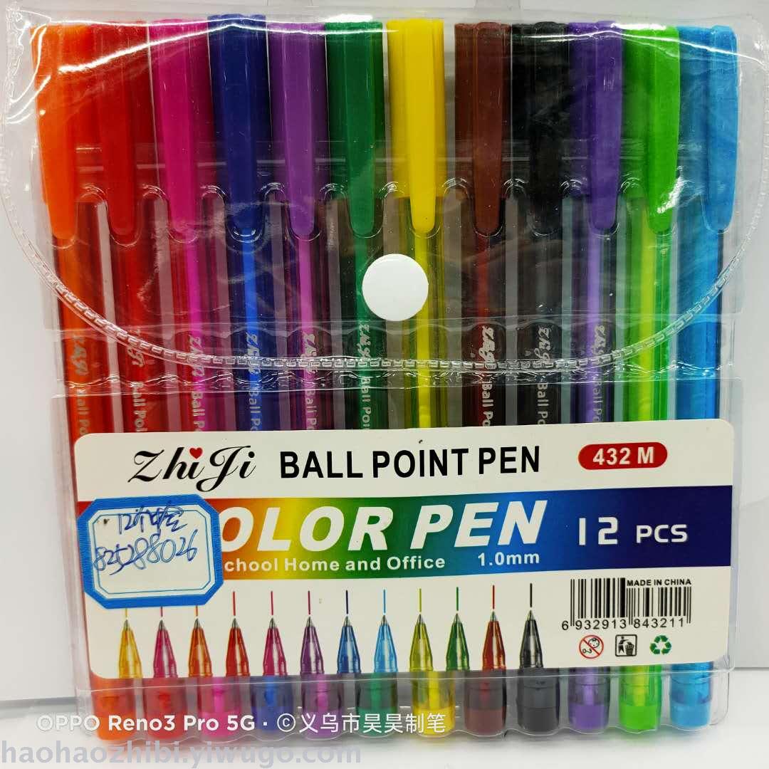 Friend 432M color ballpoint pen in the oil pen writing fluent ink continuous ink 6 colors 8 colors 10 colors 12 colors Friend 432M color ballpoint pen in the oil pen writing fluent ink continuous ink 6 colors 8 colors 10 colors 12 colors