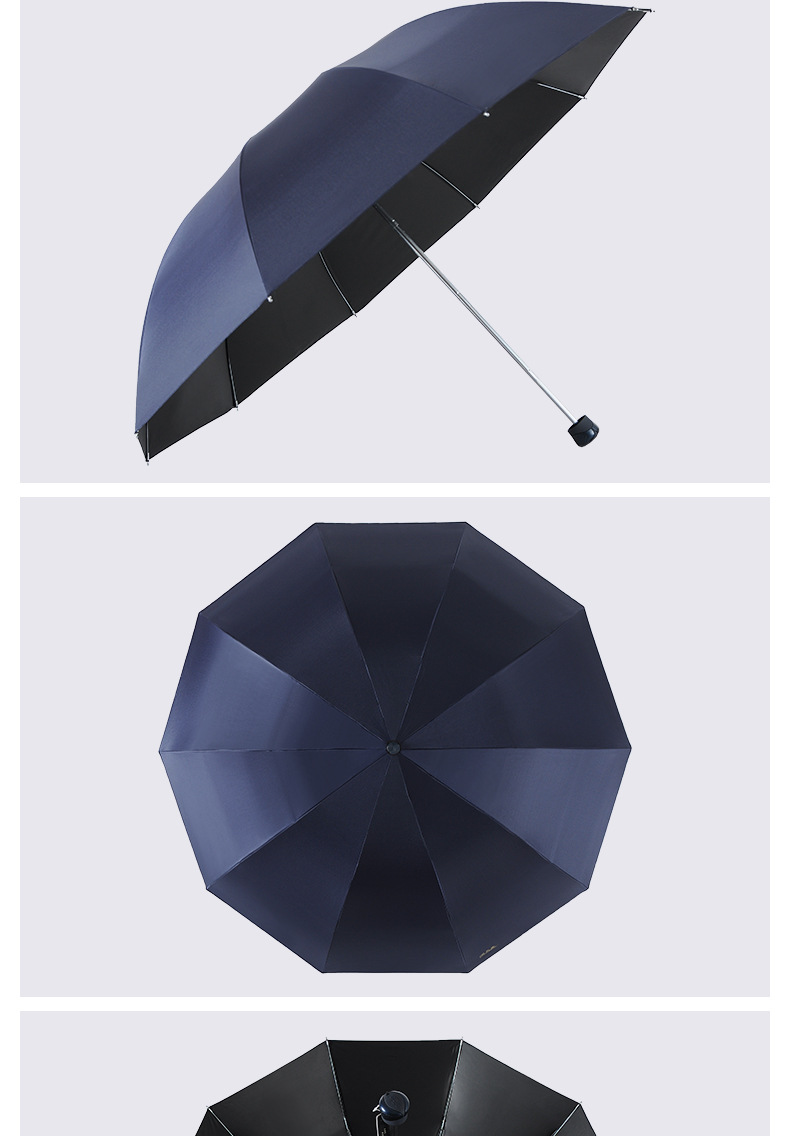 Paradise Umbrella 33188e Vinyl Folding UV-Proof Business Printing Text Logo Advertising Gift Activity Umbrella