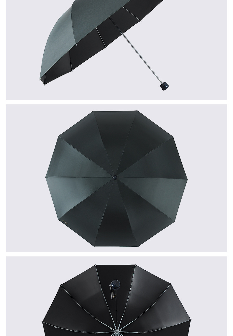 Paradise Umbrella 33188e Vinyl Folding UV-Proof Business Printing Text Logo Advertising Gift Activity Umbrella