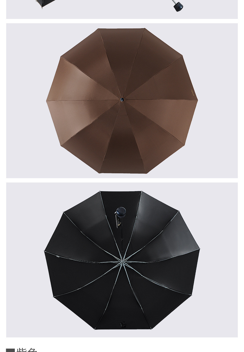 Paradise Umbrella 33188e Vinyl Folding UV-Proof Business Printing Text Logo Advertising Gift Activity Umbrella