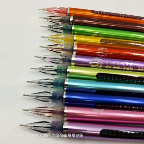The most dazzling hy1016-a diamond pen head 12 color neutral pen writing fluent and continuous ink ink ink signature pen