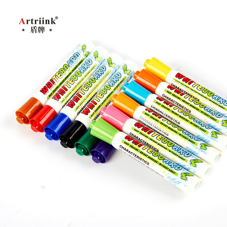 wb-802-12 color whiteboard pen environmental protection non-toxic ink mark clear easy to add ink large capacity student 