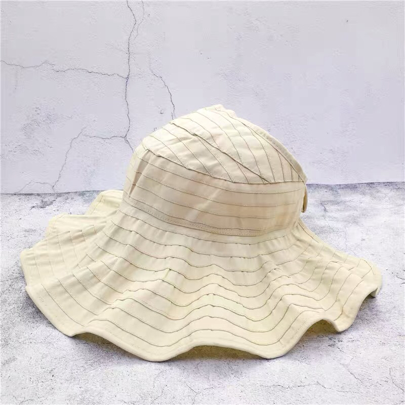 Hat Female Korean Summer All-Matching Foldable Bucket Hat Big Brim Sun-Proof Sun Hat UV Protection Hat Female Korean Summer All-Matching Foldable Bucket Hat Big Brim Sun-Proof Sun Hat UV Protection