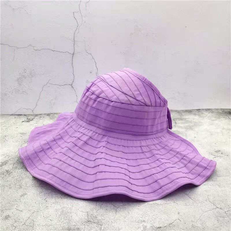 Hat Female Korean Summer All-Matching Foldable Bucket Hat Big Brim Sun-Proof Sun Hat UV Protection Hat Female Korean Summer All-Matching Foldable Bucket Hat Big Brim Sun-Proof Sun Hat UV Protection