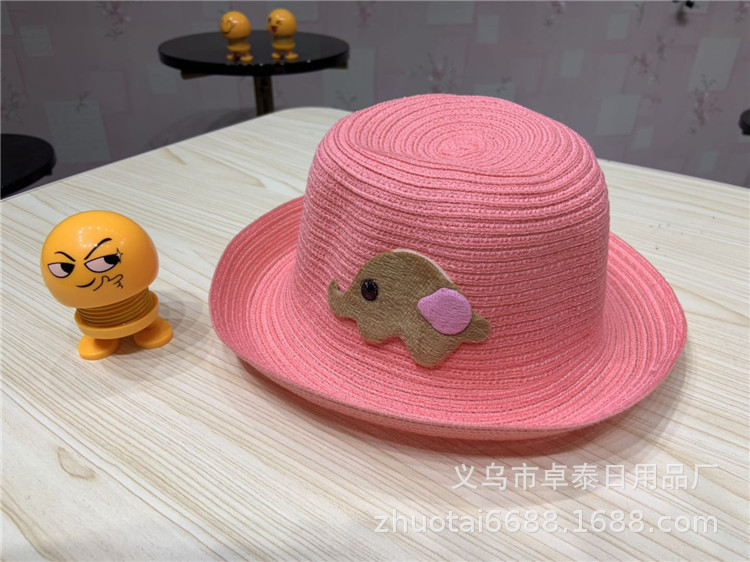 Summer Women's Straw Hat UV-Proof Stall Sun Hat Beach Summer Hat Running Rivers and Lakes Children's Hat Wholesale Summer Women's Straw Hat UV-Proof Stall Sun Hat Beach Summer Hat Running Rivers and Lakes Children's Hat Wholesale