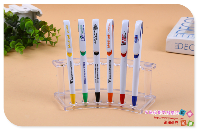 Press type ball pen students learning stationery office supplies writing smooth with ink
