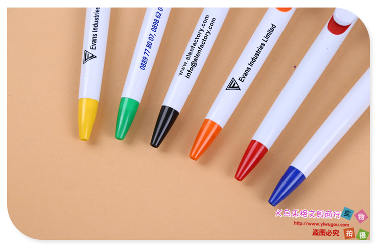 Press type ball pen students learning stationery office supplies writing smooth with ink
