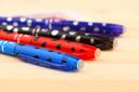 Mei Xia controlled erasable gel ink pen X-8805 blue erasable ink black 0.5mm