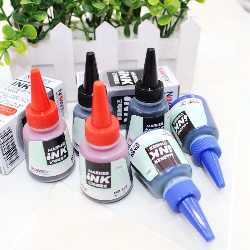 During the 903 25 ml marker ink oily red/blue/black marker refill liquid ink During the 903 25 ml marker ink oily red/blue/black marker refill liquid ink