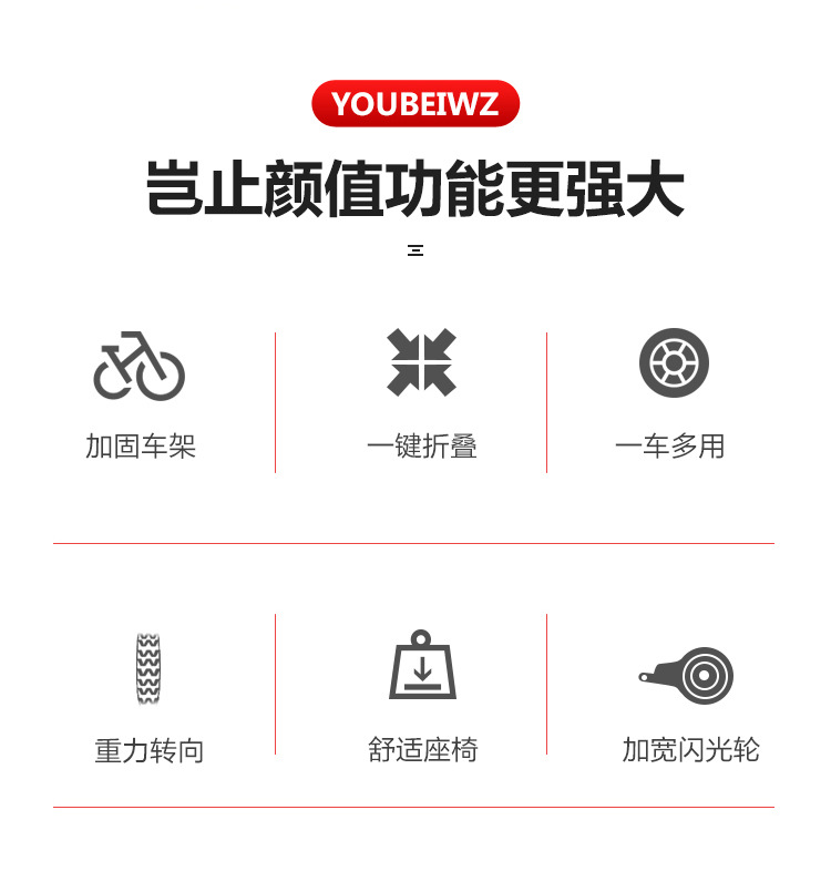 Children's Bicycle 12-Inch to 18-Inch Foldable Male and Female Primary School Student Bicycle Bicycle Stroller Delivery 