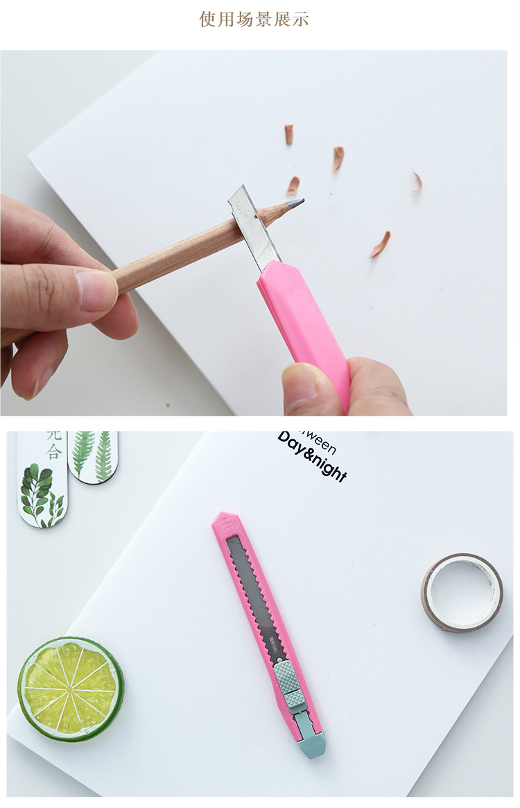 Portable Compact Art Knife Metal Utility Knife Office Stationery Handmade Paper Cutter Candy Color Wallpaper Knife Stall Portable Compact Art Knife Metal Utility Knife Office Stationery Handmade Paper Cutter Candy Color Wallpaper Knife Stall