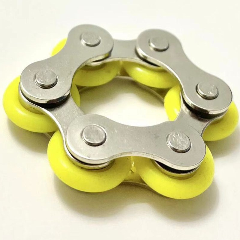 6-Section Fingertip Gyro Amazon Bicycle Chain Toy ADHD Toy Source Factory
