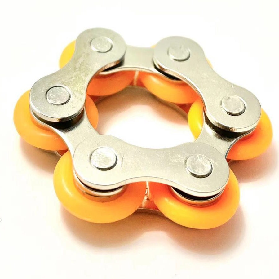 6-Section Fingertip Gyro Amazon Bicycle Chain Toy ADHD Toy Source Factory