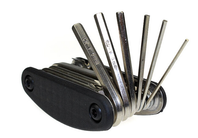 Bicycle repair tool kit