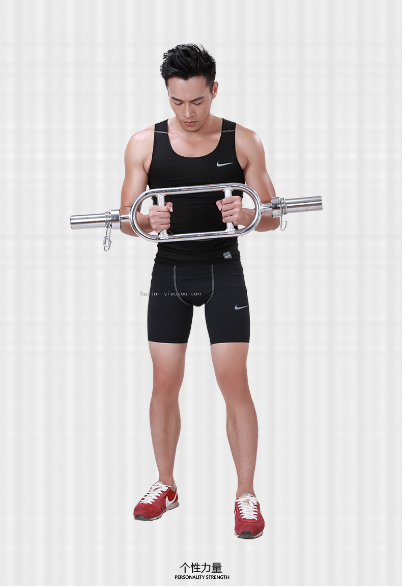 Household Workout Men's Weightlifting Barbell Dual-Purpose Combination Ring Olympic Rod Eye-Shaped Rod Galvanized Household Workout Men's Weightlifting Barbell Dual-Purpose Combination Ring Olympic Rod Eye-Shaped Rod Galvanized