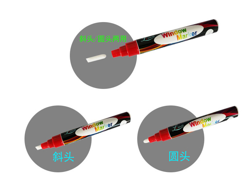 Blackboard Special Highlighter LED Electronic Board Luminous Pen Glass Plate Liquid Writing Pen a Set of Eight-Color Brush