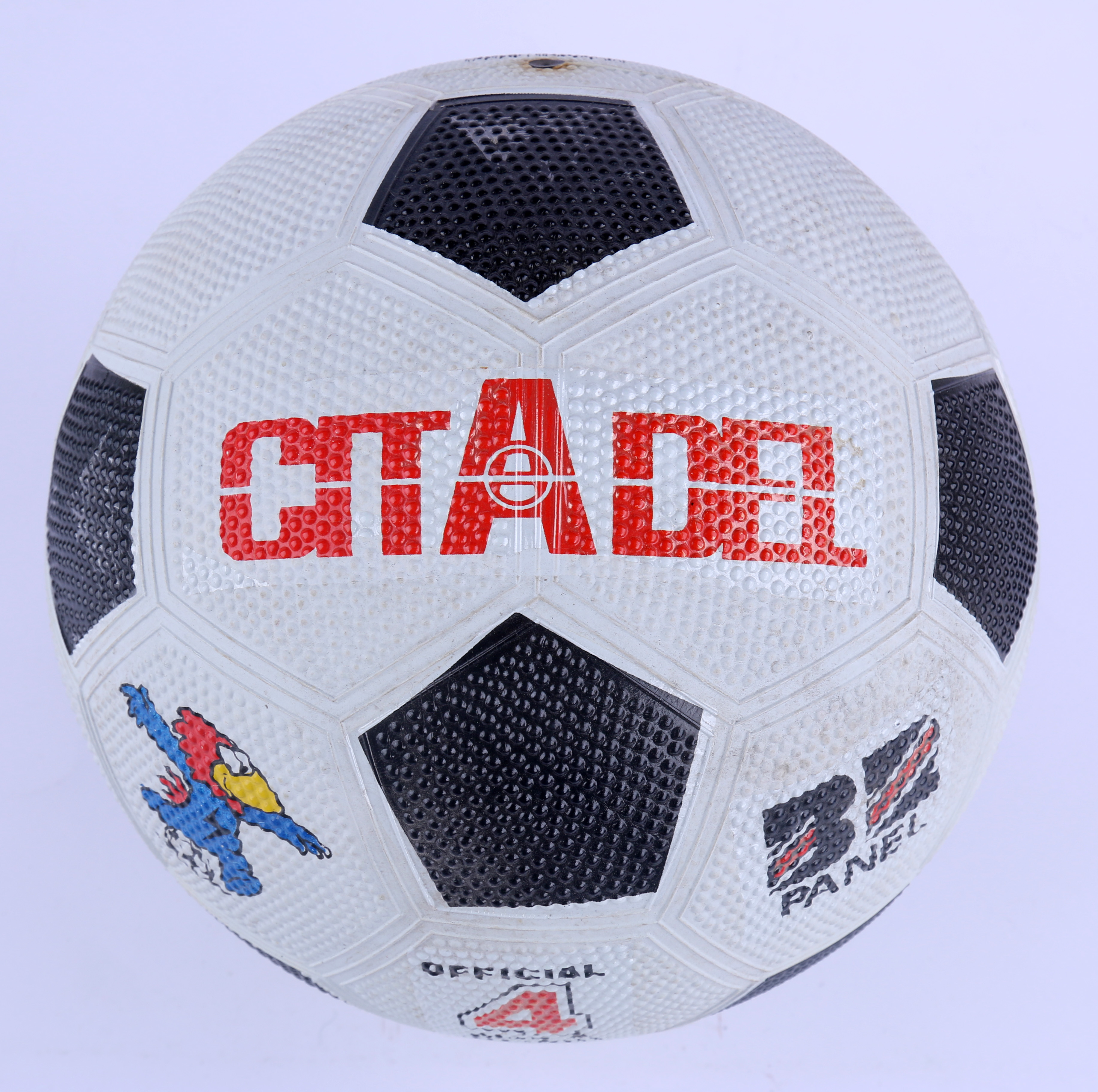 Hot white black label football game used football