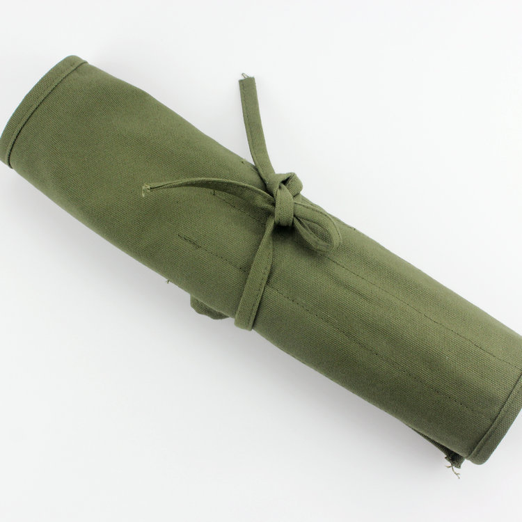 New Concept Pencil Case Brush 22 Holes Pen Curtain Storage Gouache Pen Pencil Case Sub Watercolor Pencil Case Canvas Bag Writing Brush Pen Curtain