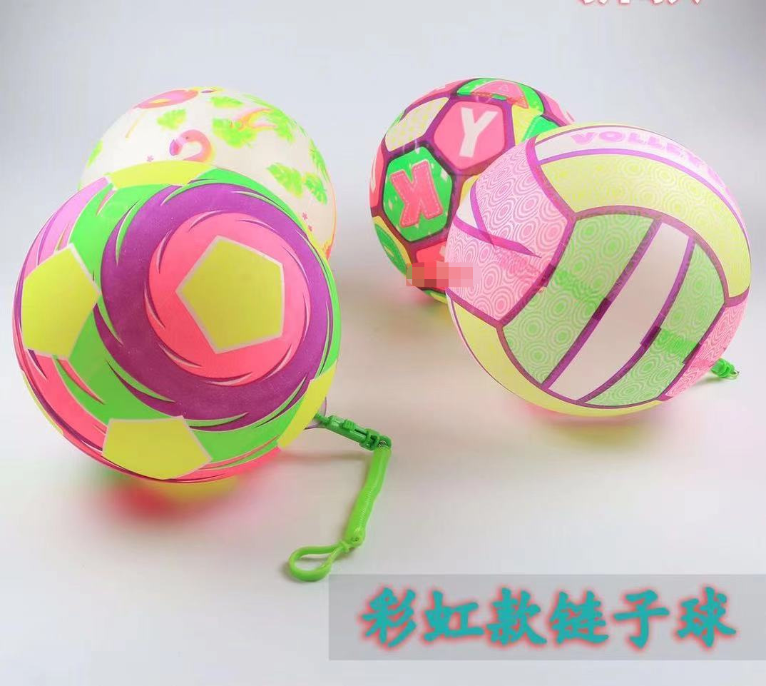 SOURCE Factory 22cm Training Exercise Belt Chain Football Children PVC Inflatable Toy Kindergarten Watermelon Pat Ball SOURCE Factory 22cm Training Exercise Belt Chain Football Children PVC Inflatable Toy Kindergarten Watermelon Pat Ball