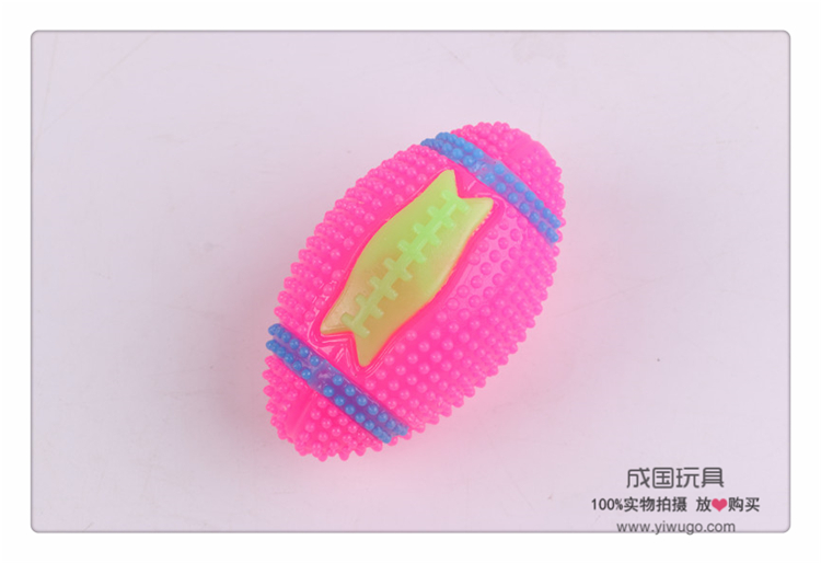 Flash hand holding rugby ball massage ball glow MAO MAO ball inflatable pat ball children's toy TPR toy Flash hand holding rugby ball massage ball glow MAO MAO ball inflatable pat ball children's toy TPR toy