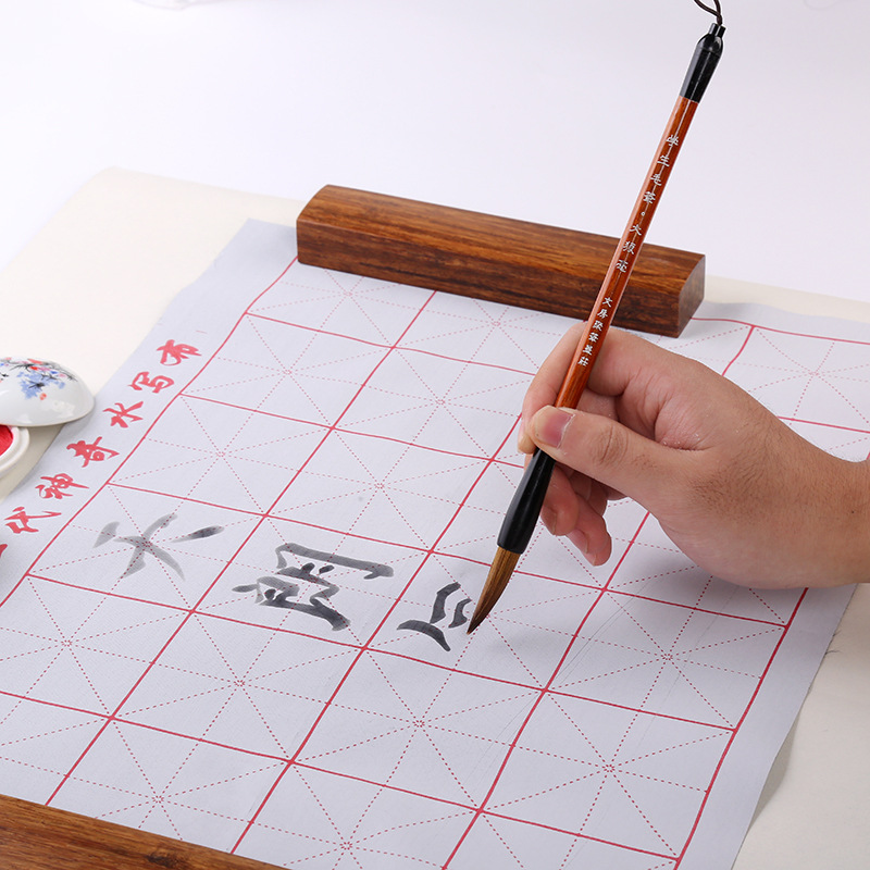 Wenju writing brush set of 3 pieces calligraphy tools Chinese painting students training set writing brush wholesale