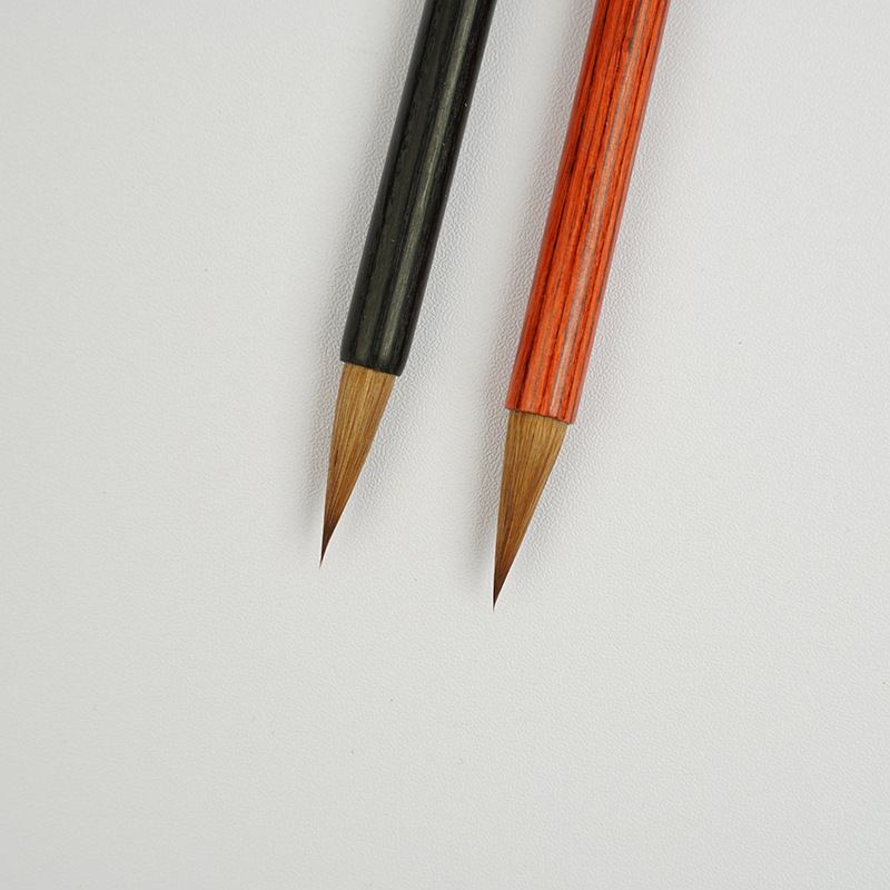 Adult Pure Weasel 'S Hair Mixed Hair Writing Brush Regular Script In Small Characters Writing Brush Beginner Calligraphy Writing Brush Painting Hand Drawn Watercolor Pens Set Wholesale