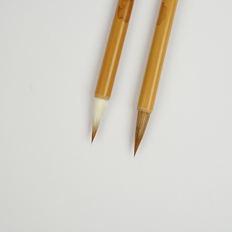 Adult Pure Weasel 'S Hair Mixed Hair Writing Brush Regular Script In Small Characters Writing Brush Beginner Calligraphy Writing Brush Painting Hand Drawn Watercolor Pens Set Wholesale