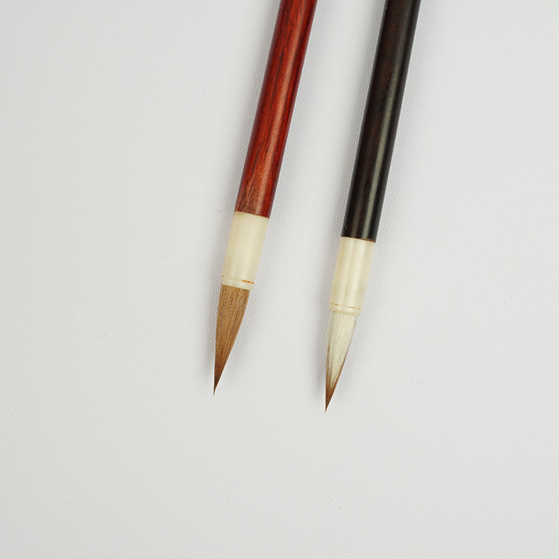 Adult Pure Weasel 'S Hair Mixed Hair Writing Brush Regular Script In Small Characters Writing Brush Beginner Calligraphy Writing Brush Painting Hand Drawn Watercolor Pens Set Wholesale