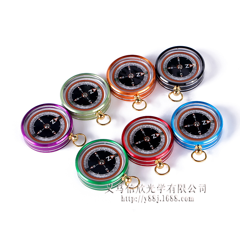 Outdoor Metal Compass Compass New Creative Candy Color Colorful Aluminum Alloy Compass Compass Wholesale Outdoor Metal Compass Compass New Creative Candy Color Colorful Aluminum Alloy Compass Compass Wholesale