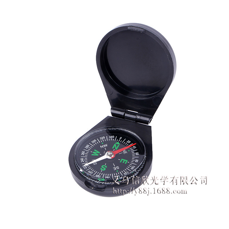 Gift Compass Outdoor with Cover High Precision Compass Portable Handheld Small Oiling Compass Wholesale