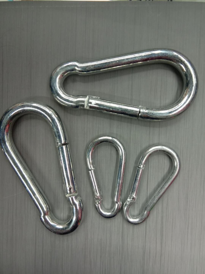 Supply safety spring hook stainless steel spring hook mountaineering buckle, 7 * 70 link ring can be ordered from stock