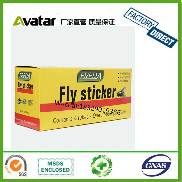 HangingYellow card Fly Glue Ribbon Trap Disposable Fly Glue Trap Fly Glue Roll