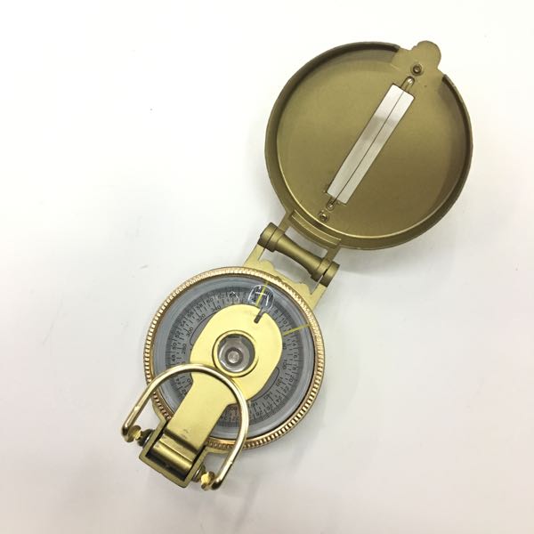 DC45-2 yellow aluminum outdoor multifunctional compass compass DC45-2 yellow aluminum outdoor multifunctional compass compass