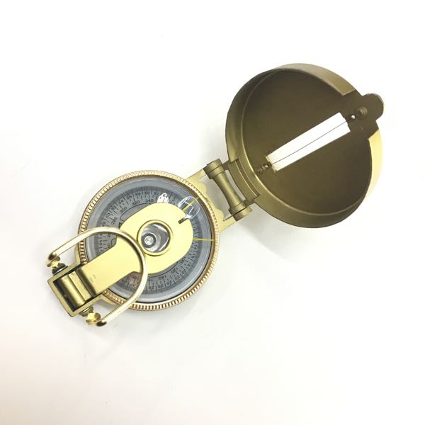 DC45-2 yellow aluminum outdoor multifunctional compass compass DC45-2 yellow aluminum outdoor multifunctional compass compass