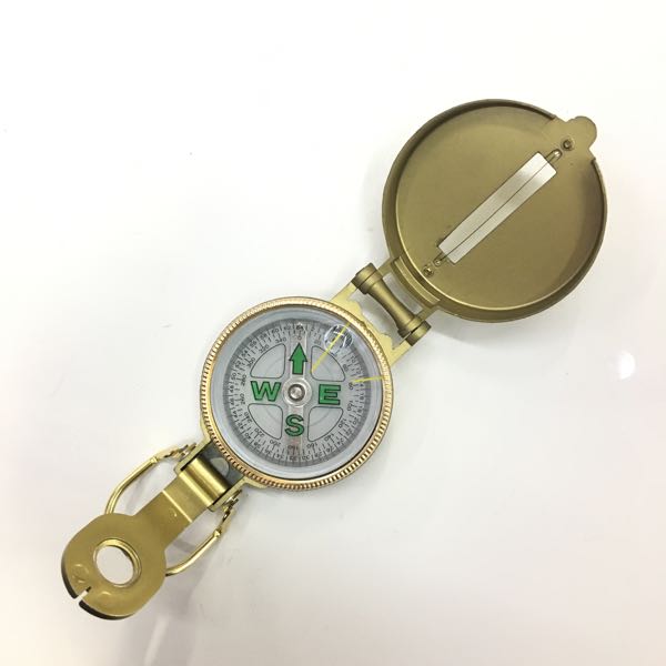 DC45-2 yellow aluminum outdoor multifunctional compass compass DC45-2 yellow aluminum outdoor multifunctional compass compass