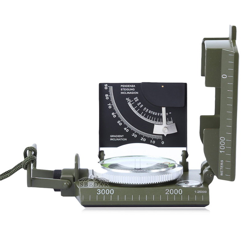Compass multi-function north needle slope compass outdoor equipment