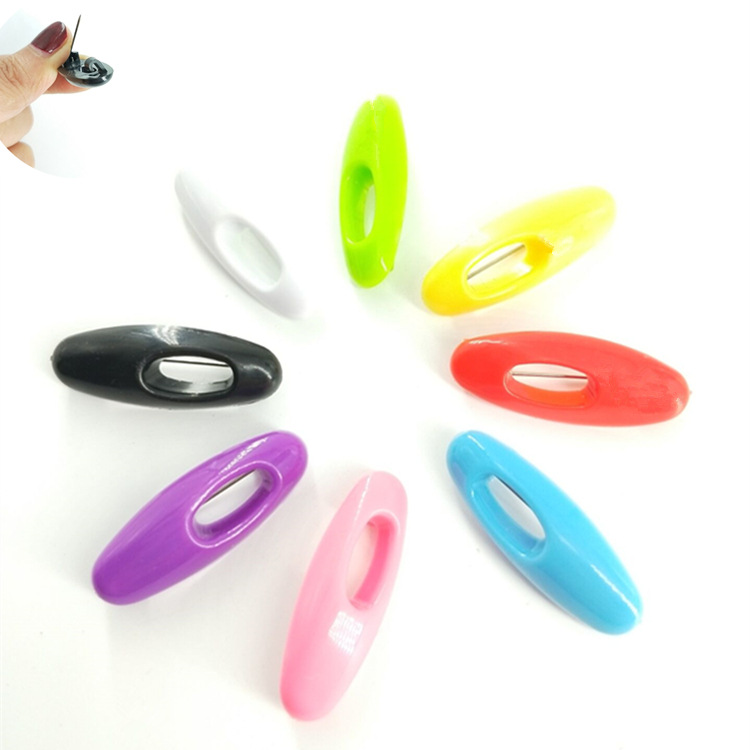 Safety Pin Plastic Scarf Buckle 8 6 Cards Color Multi-Color Safety Pin