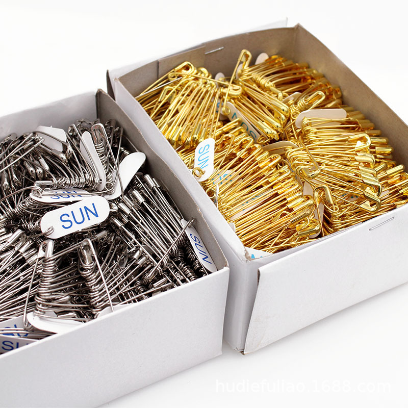  ButterflyBrand Steel Wire Safety Pin Nickel Plated Metal Buckle Pin Safety Pin