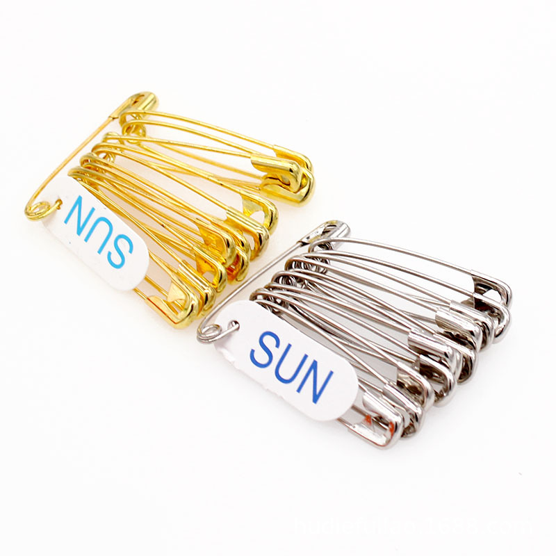  ButterflyBrand Steel Wire Safety Pin Nickel Plated Metal Buckle Pin Safety Pin