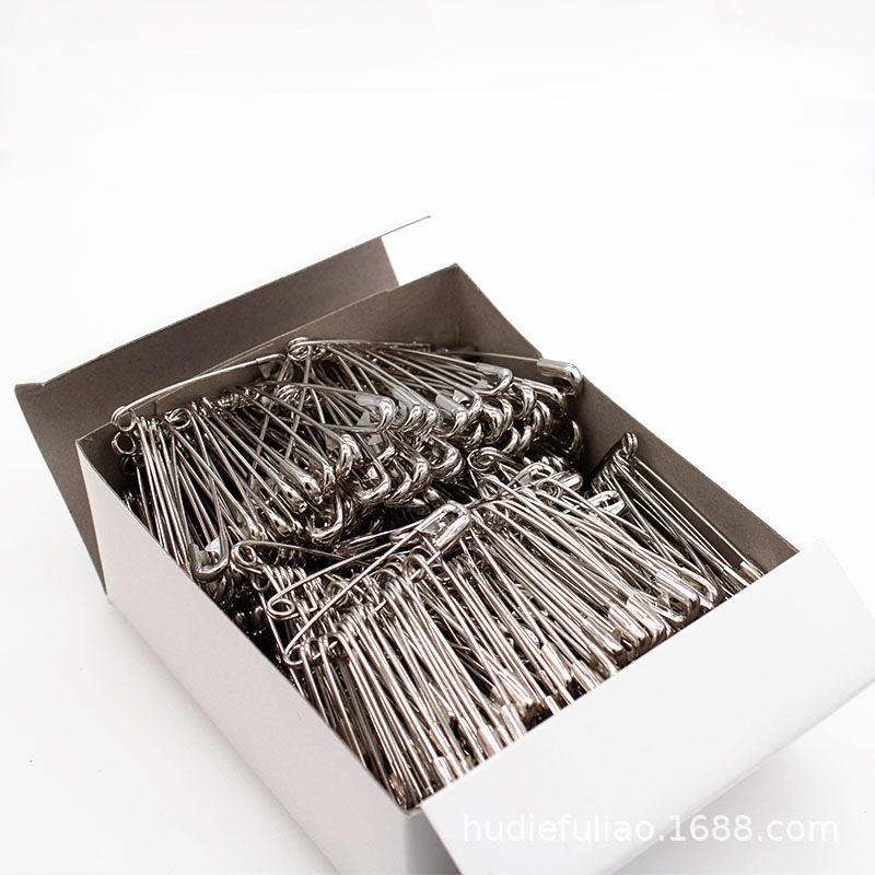  ButterflyBrand Steel Wire Safety Pin Nickel Plated Metal Buckle Pin Safety Pin