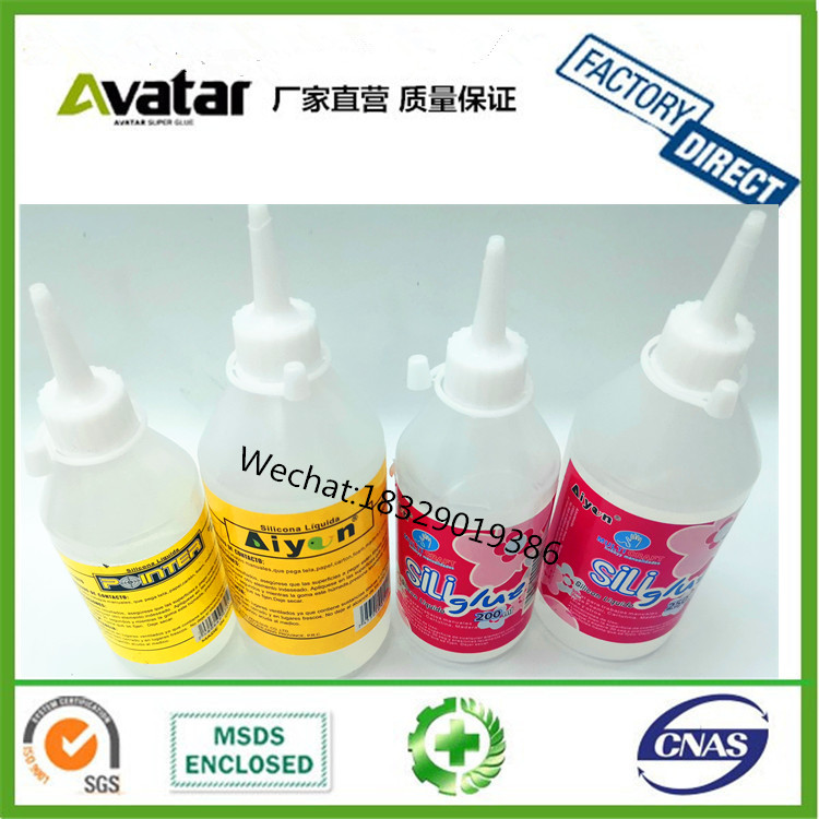 AIYON POINTER plastic bottle Liquid Silicone Glue For Metal  cloth Fabric diy glue sili glue