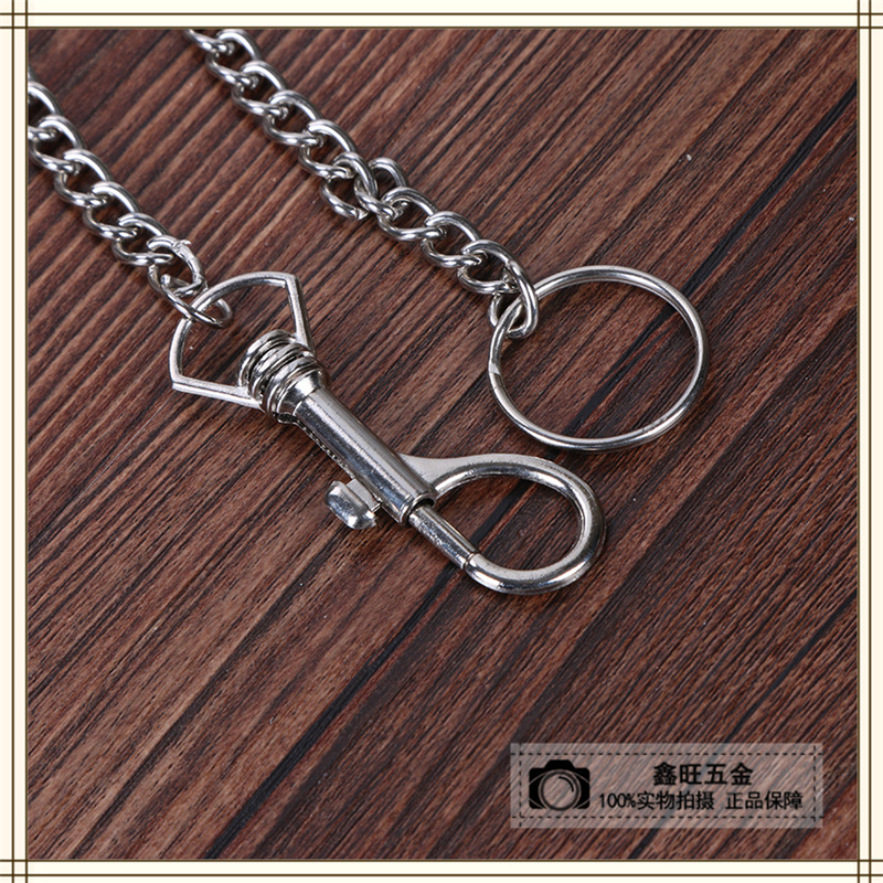 Pet Traction String Clip Stainless Steel Dog Chain Button Safety Buckle