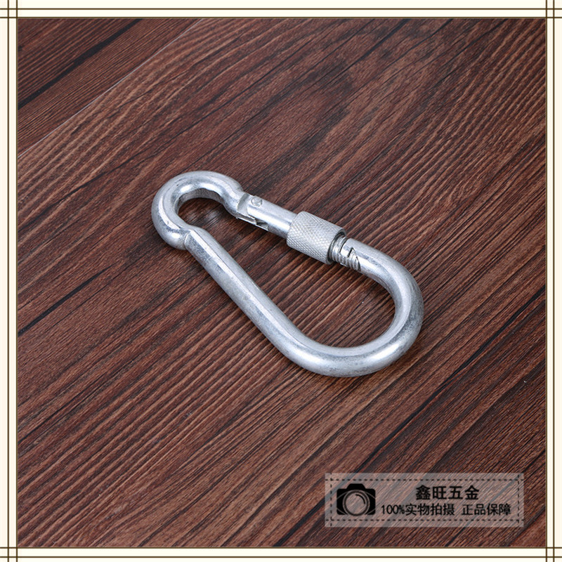 Stainles Steel Nut Spring Fastener Climbing Button Carabiner Quick Buckle Safety Buckle