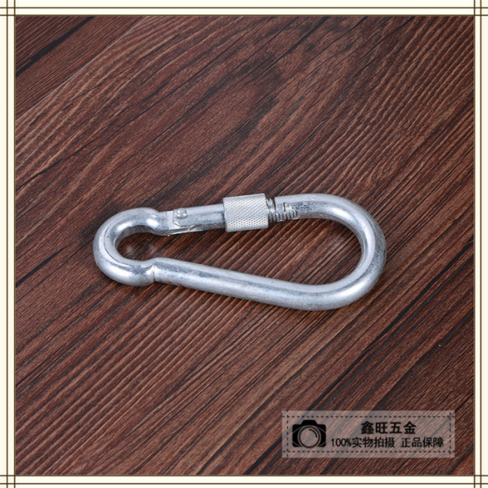 Stainles Steel Nut Spring Fastener Climbing Button Carabiner Quick Buckle Safety Buckle