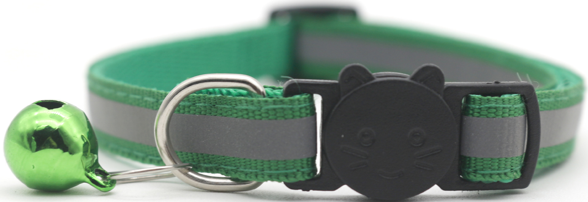 2021 Pet Reflective Bell Collar Dog Cat Collar Safety Buckle Separated Cat Collar Cross-Border Preferred
