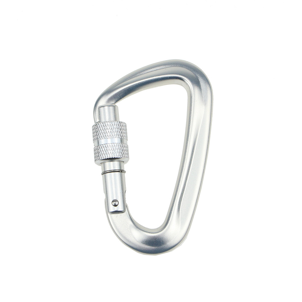 Explosion 7075 Aviation Aluminum Climbing Button Carabiner Aluminum Alloy Rock Climbing Hanger Hammock Safety Buckle D Type with Lock Climbing Button Carabiner Explosion 7075 Aviation Aluminum Climbing Button Carabiner Aluminum Alloy Rock Climbing Hanger Hammock Safety Buckle D Type with Lock Climbing Button Carabiner