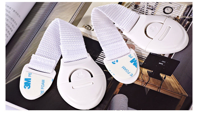 10 PCs Baby Drawer Lock Infant Anti-Clamp Hand Refrigerator Window Cabinet Protection Safety Buckle Child Safety Lock