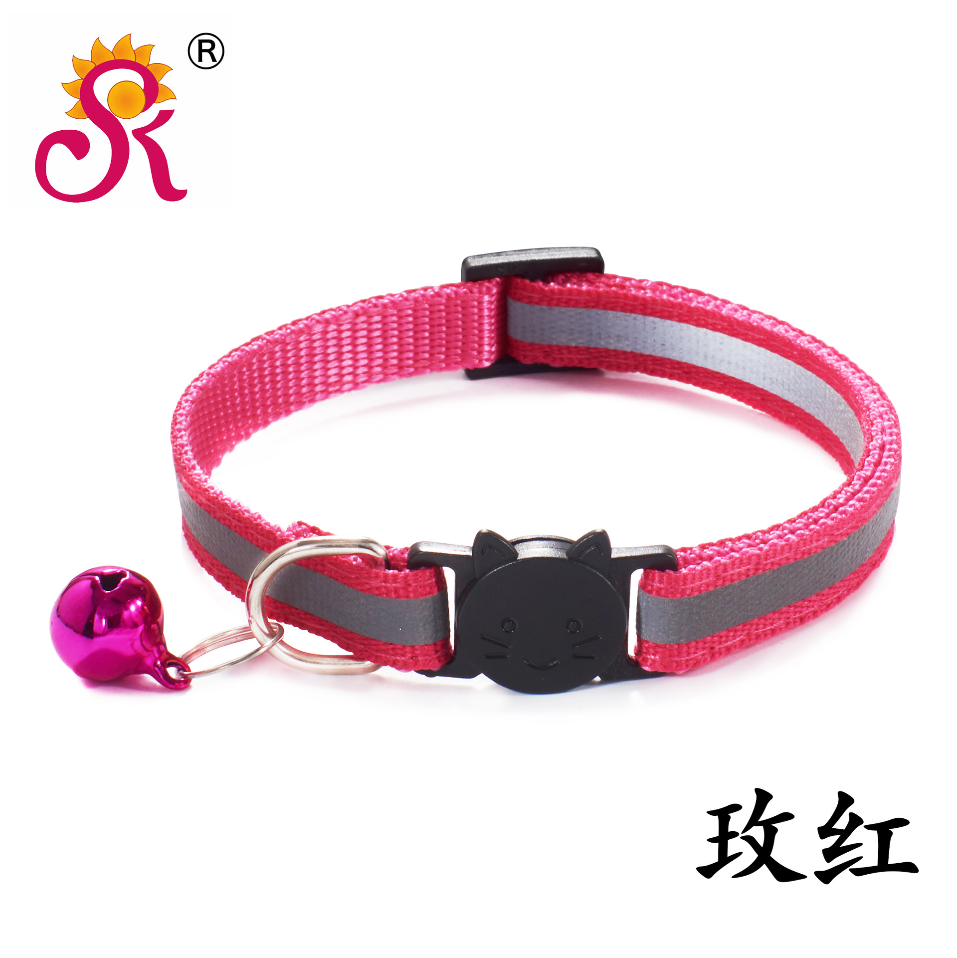 1.0 Reflective Black Cat Head Safety Buckle Collar Cat Collar Pet Cat Bell Collar Dog Collar Currently Available Factory 1.0 Reflective Black Cat Head Safety Buckle Collar Cat Collar Pet Cat Bell Collar Dog Collar Currently Available Factory