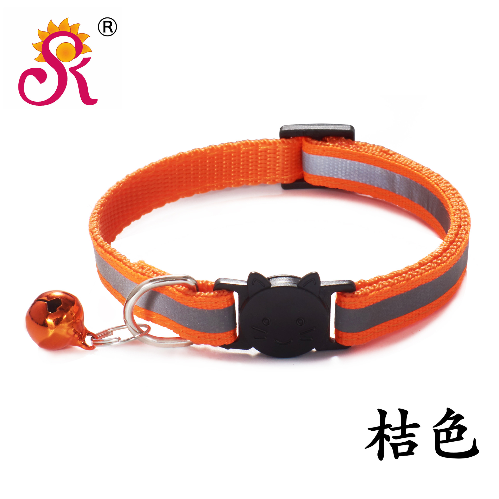 1.0 Reflective Black Cat Head Safety Buckle Collar Cat Collar Pet Cat Bell Collar Dog Collar Currently Available Factory 1.0 Reflective Black Cat Head Safety Buckle Collar Cat Collar Pet Cat Bell Collar Dog Collar Currently Available Factory